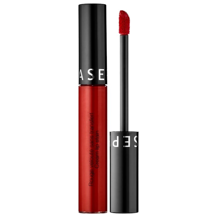 The Sephora lip stain is a great Taylor Swift red lipstick to wear during the '1989' era. 
