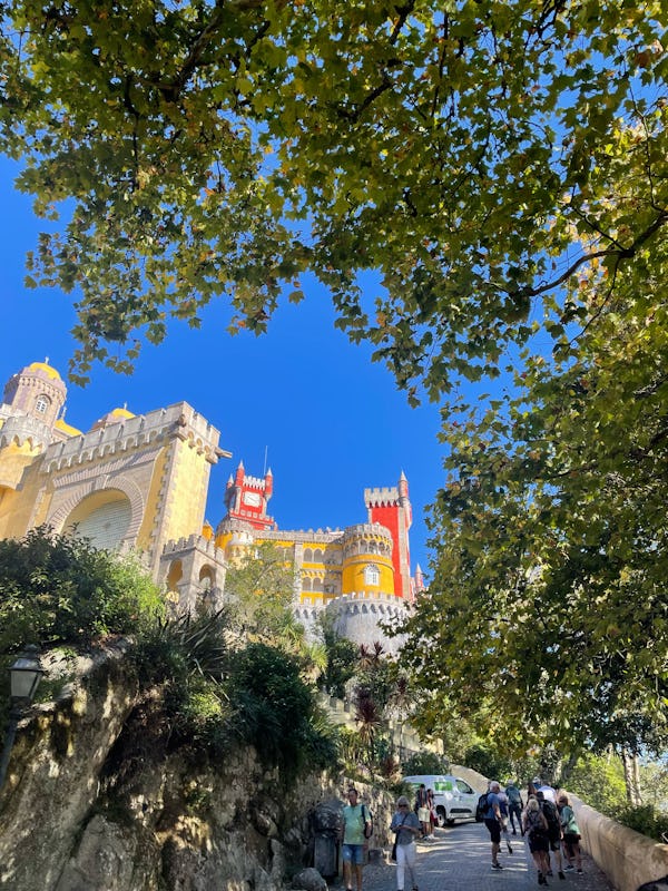 The Palace of Pena is a good trip from Lisbon, Portugal.