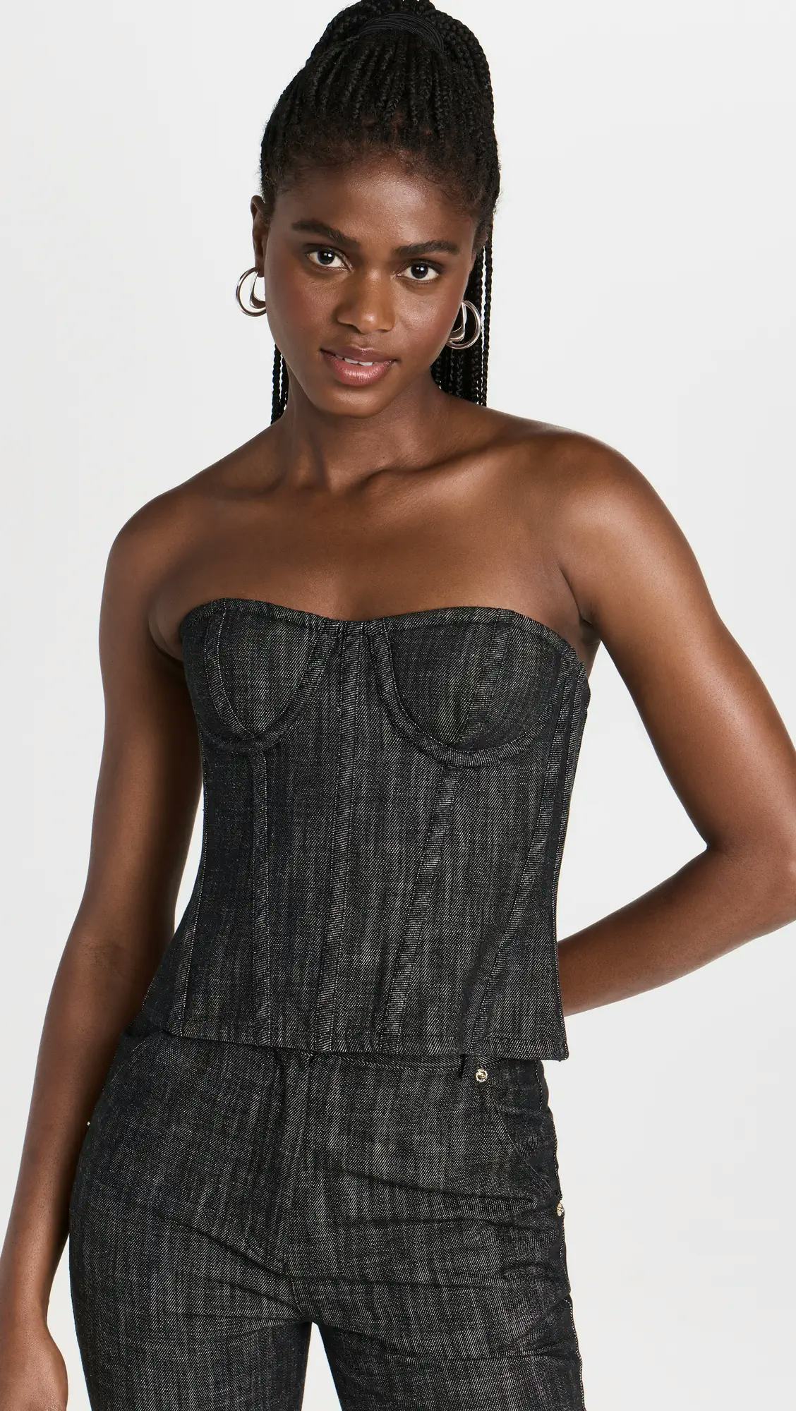 Sergio Hudson Strapless Bustier