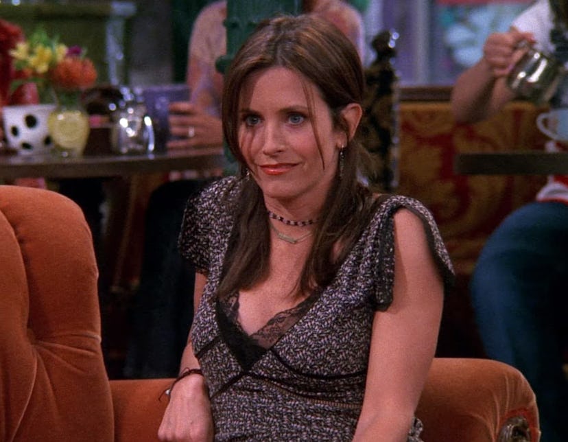 Courteney Cox plays Monica Geller in Friends