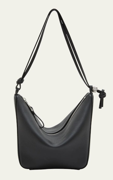 black mini hobo bag