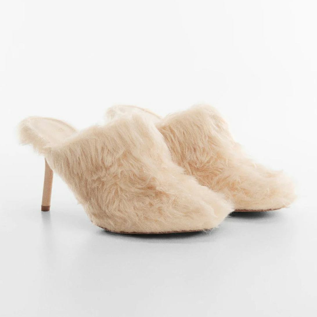 Fur Heel Shoes