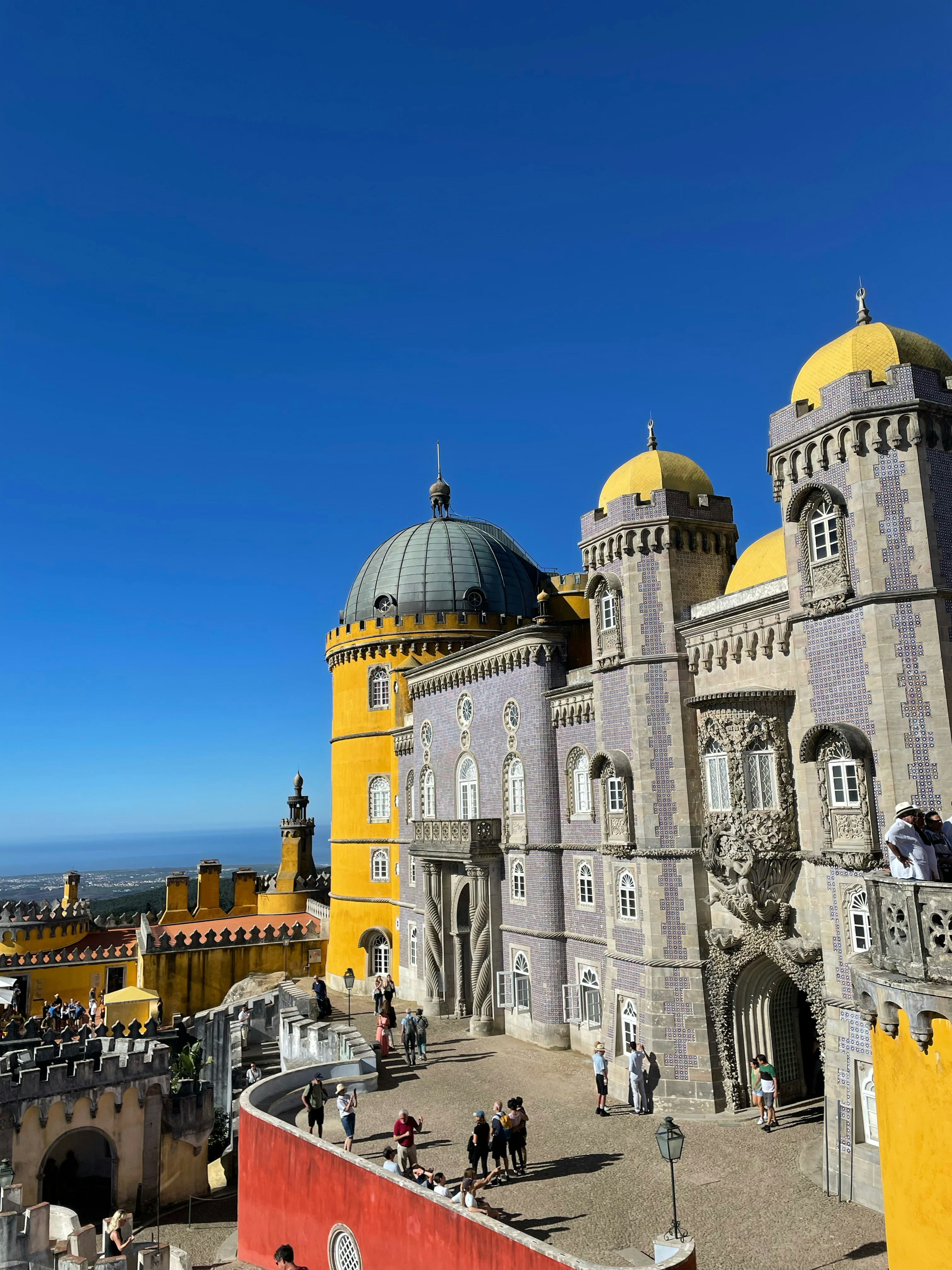 The Palace of Pena is a good day trip from Lisbon, Portugal.