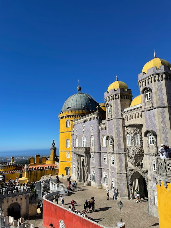 The Palace of Pena is a good day trip from Lisbon, Portugal.