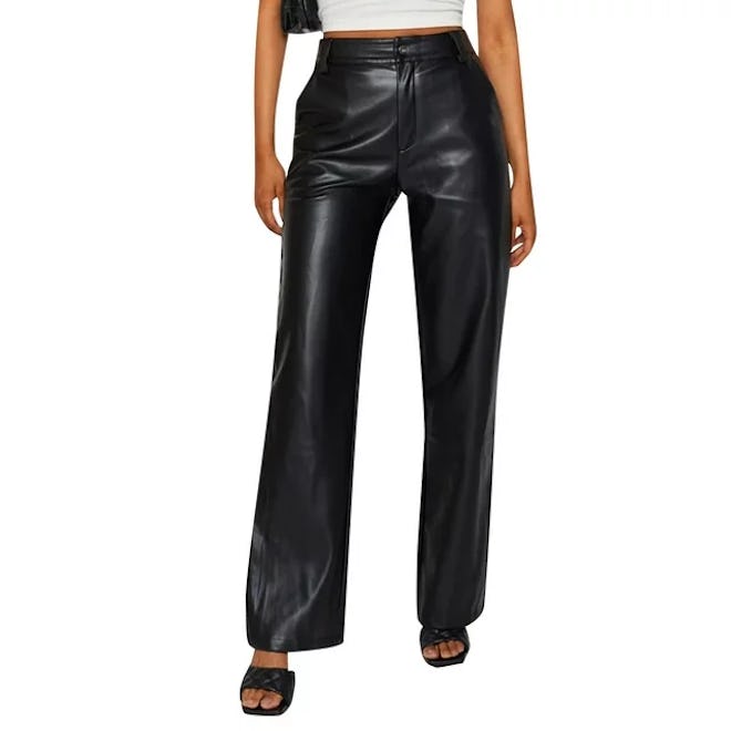 Faux Leather Pants