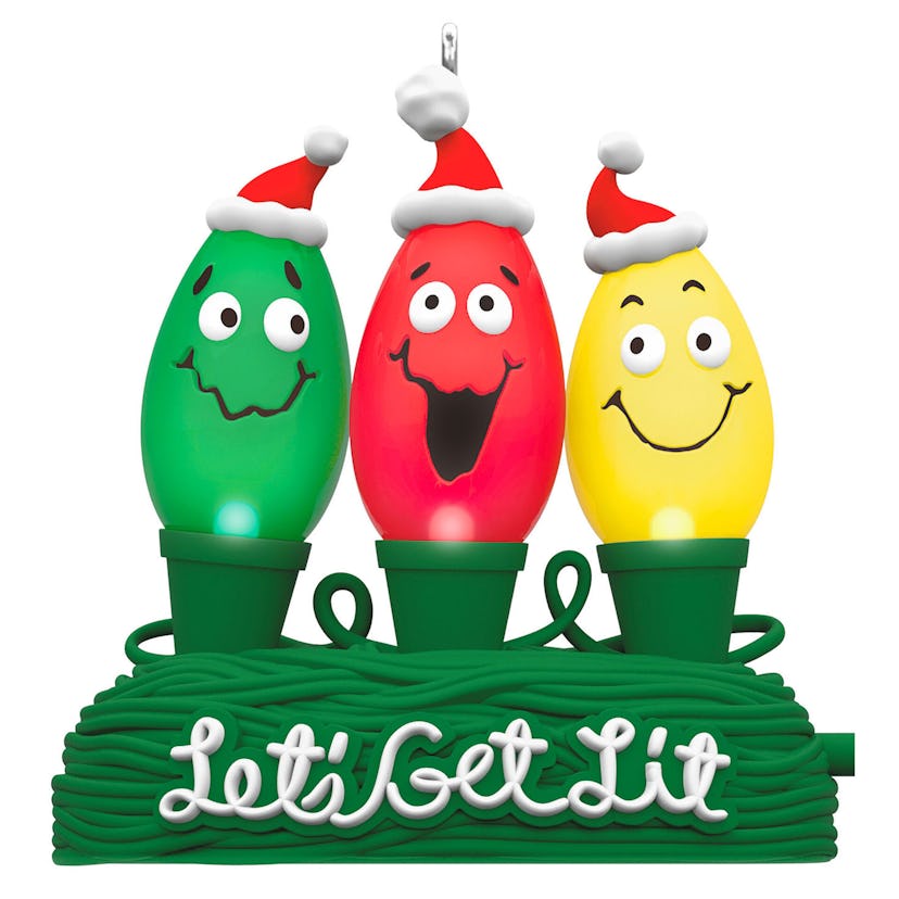 Let's Get Lit Ornament With Light