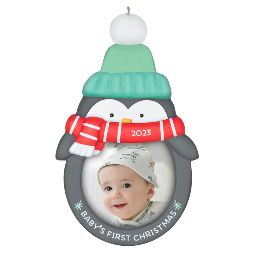 Baby's 1st Christmas 2023 Photo Frame Ornament