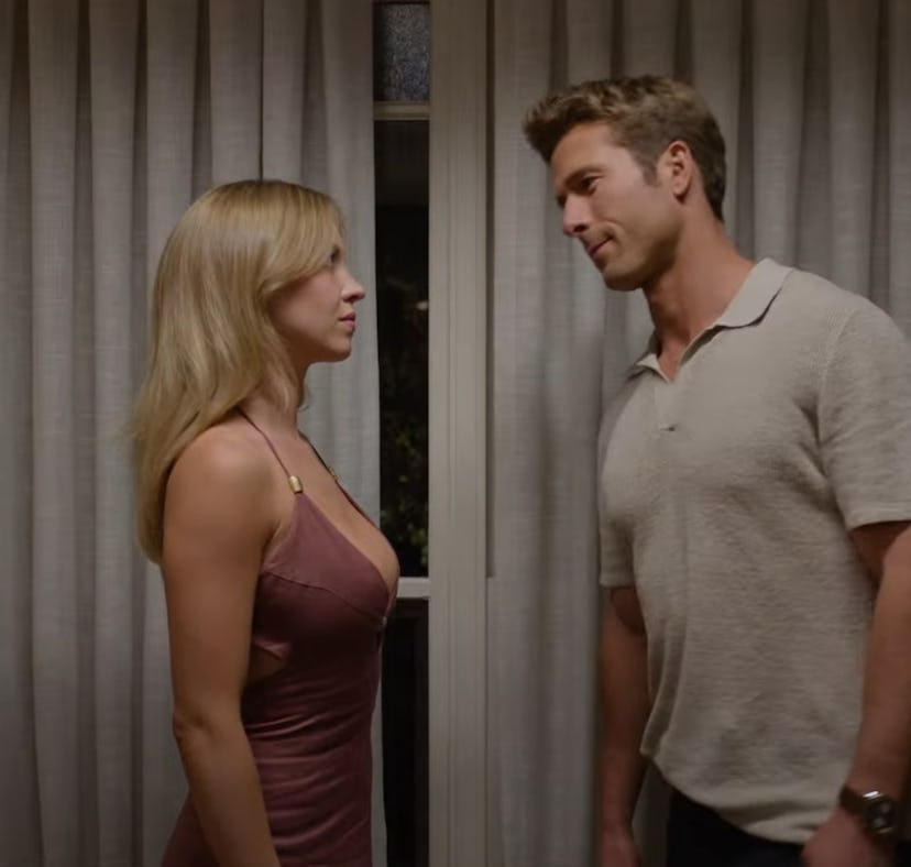 Sydney Sweeney and Glen Powell sparked romance rumors while filming 'Anyone But You.'