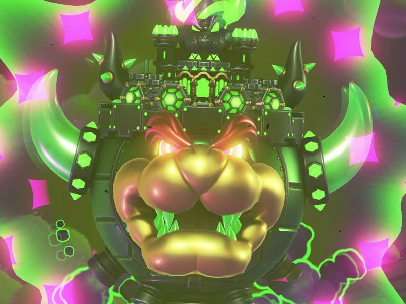 Bowser's fortress in Super Mario Bros. Wonder