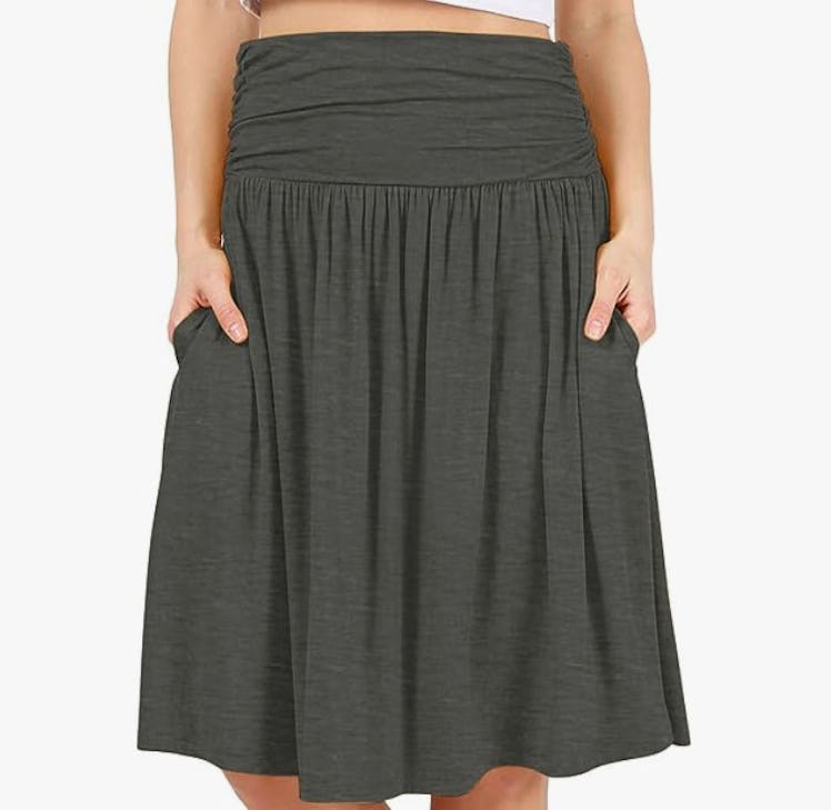 Simlu Ruched Skirt