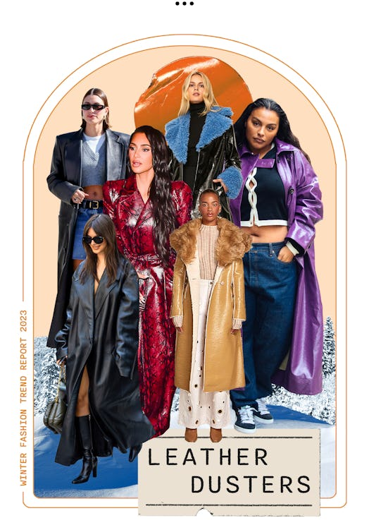 leather trench coat fashion trend winter 2024