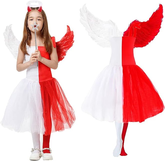 Devil and Angel Halloween Costume for Girls