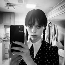 Here are Wednesday Addams makeup ideas for Halloween, inspired by 'Wednesday' star Jenna Ortega.