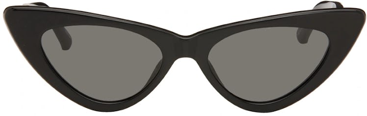 The Attico Black Linda Farrow Edition Dora Sunglasses