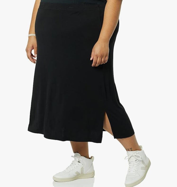 Amazon Essentials Pull-On Knit Midi Skirt