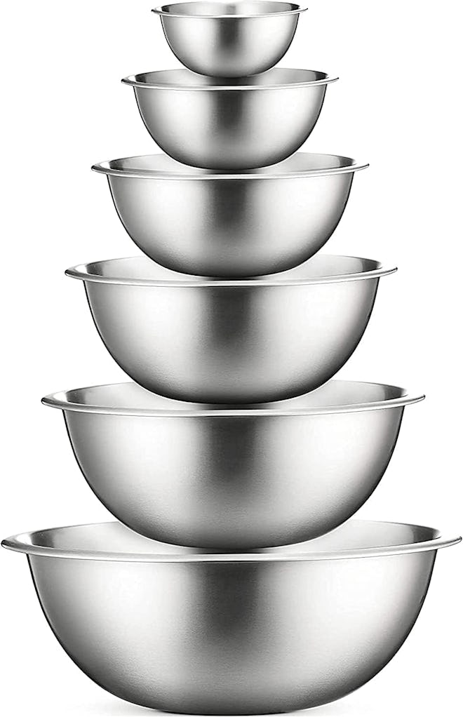 COOK WITH COLOR Stainless Steel Mixing Bowls