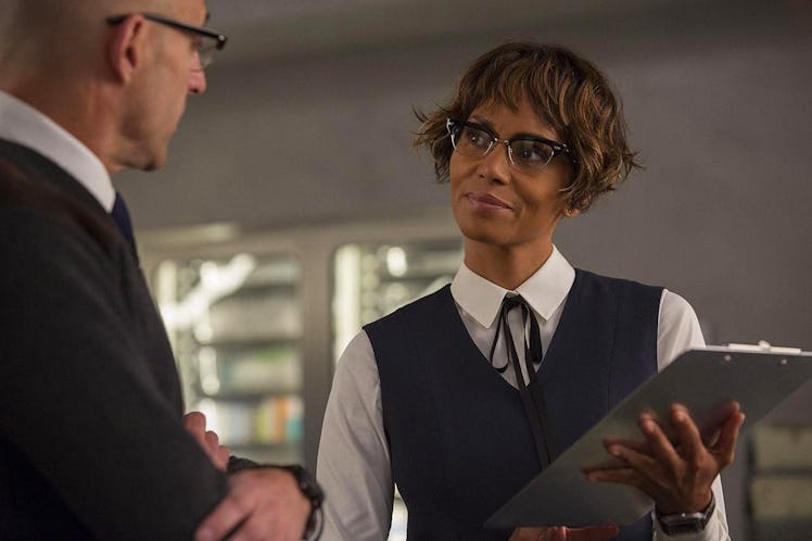Mark Strong and Halle Berry in Kingsman: The Golden Circle