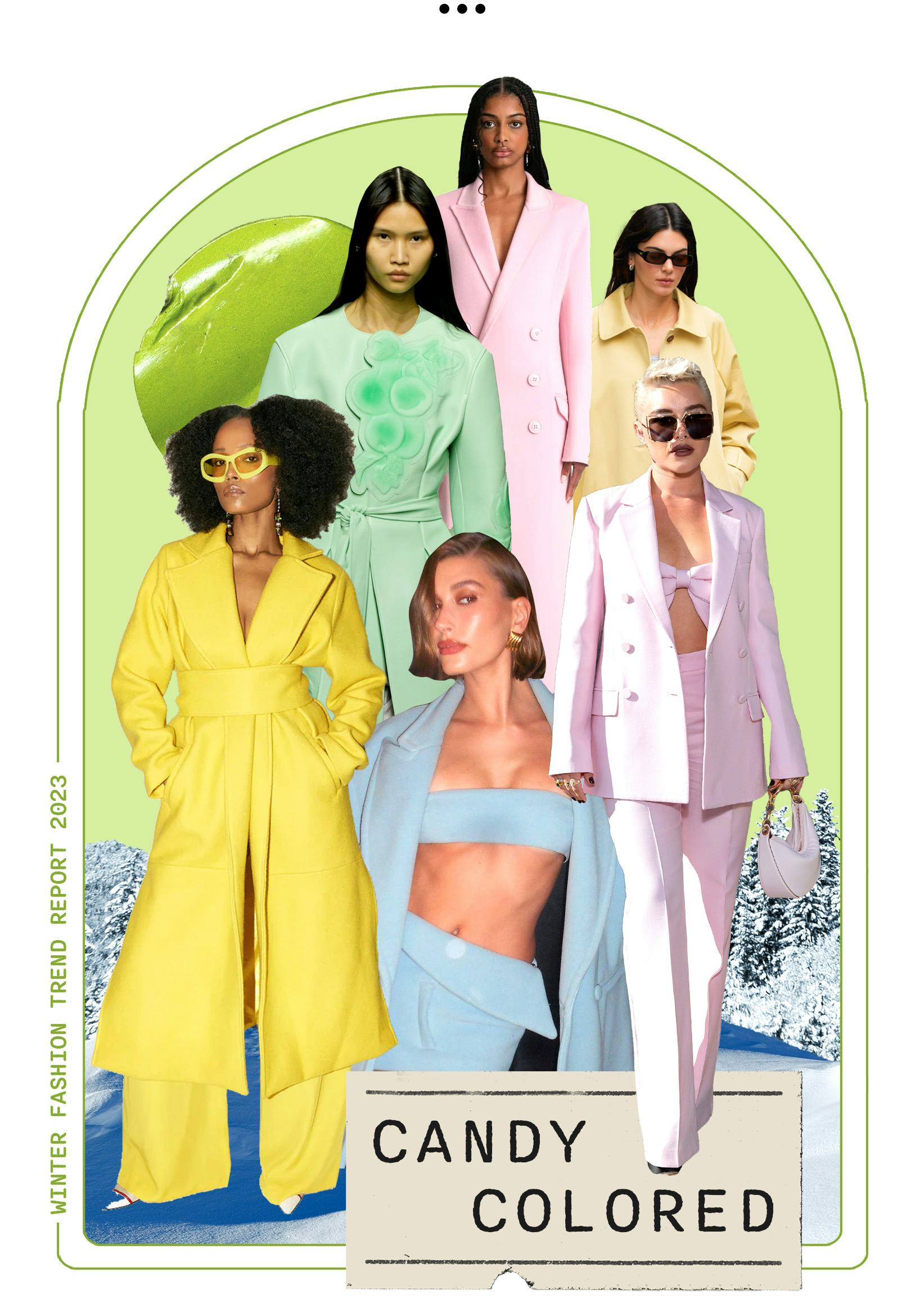 pastel jackets and coats fashion trend winter 2024