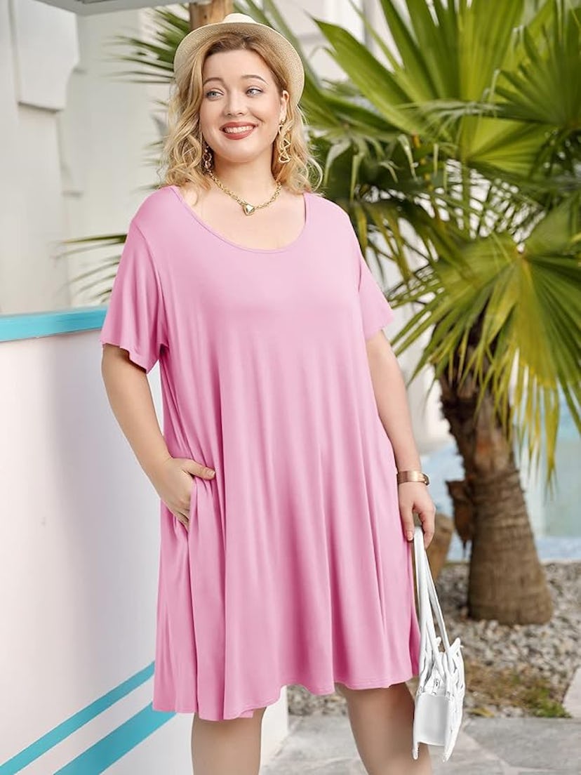 BELAROI T-Shirt Dress with Pockets