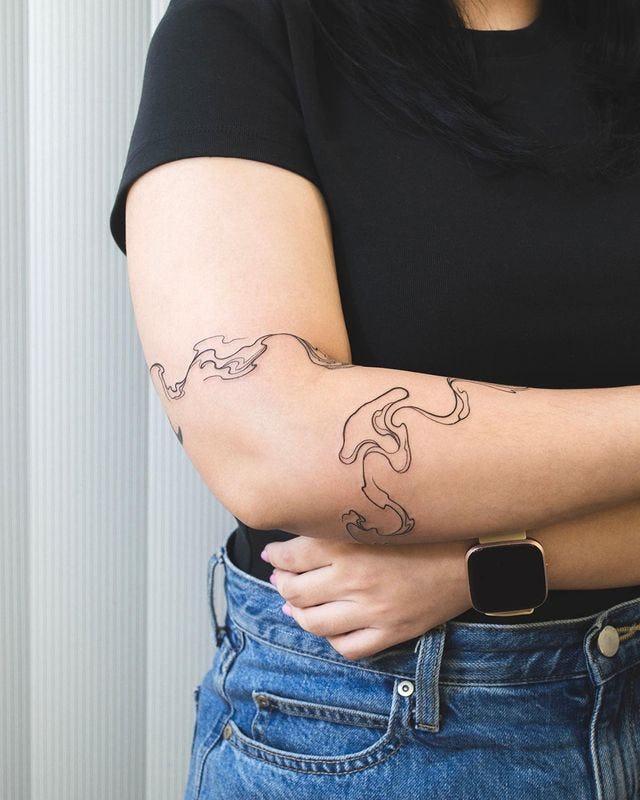 Virgo appreciates minimalistic tattoos.