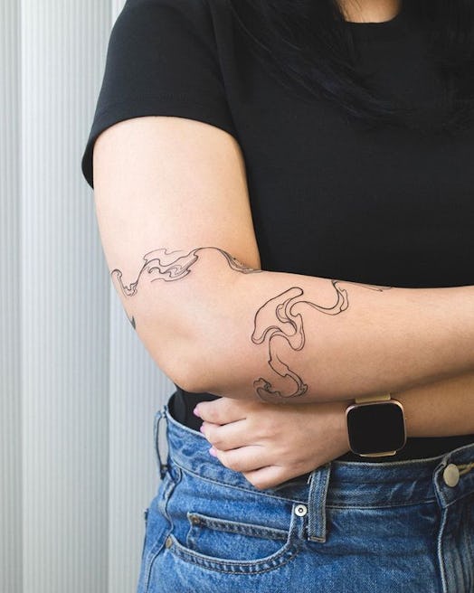 Virgo appreciates minimalistic tattoos.