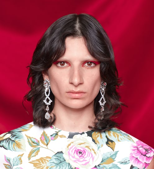 bold eyeliner paris fashion week spring/summer 2024