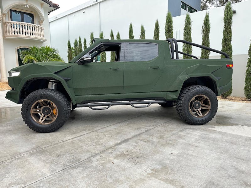 Apocalypse Manufacturing's Nirvana mod of Rivian R1T