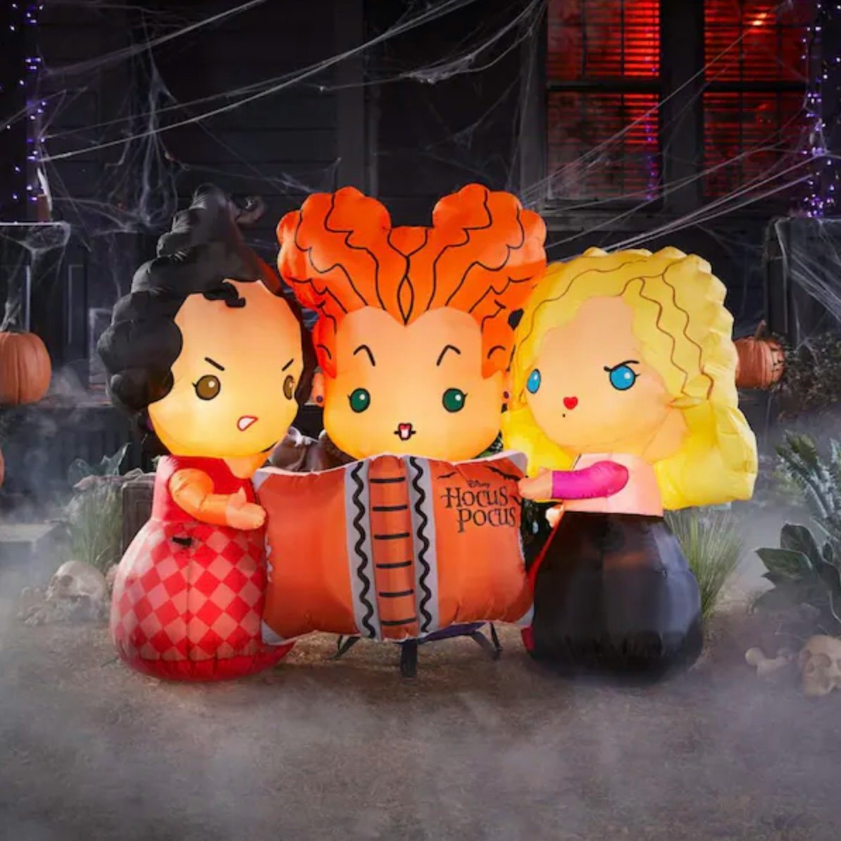 Shop Home Depot Halloween Inflatables Like Baby Yoda & The ‘Hocus Pocus' Witches