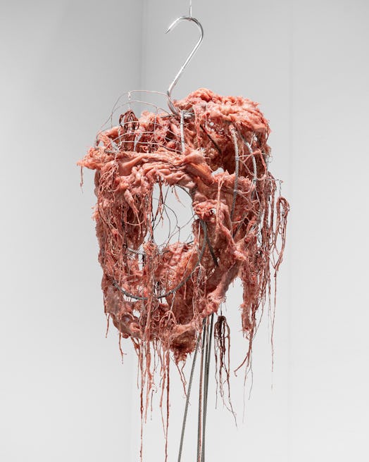 Mire Lee, Dreamcatchers: The Healing Machine, 2023. Silicone, steel wires, and fabric.