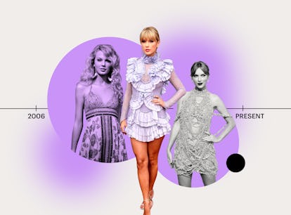 Taylor Swift's style evolution, just in time for 'Midnights' album release.