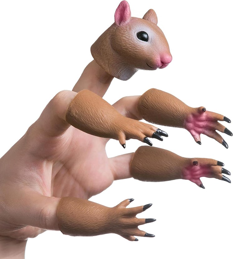 AQKILO® Squirrel Finger Puppet Set