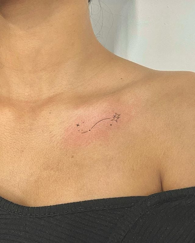 Scorpio appreciates celestial tattoos.