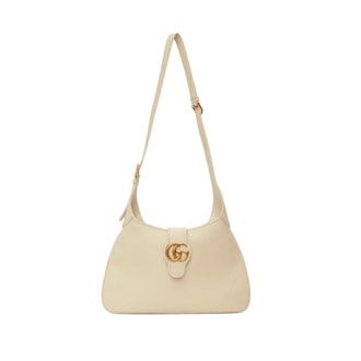 Gucci Off-White Medium Double G Aphrodite Shoulder Bag
