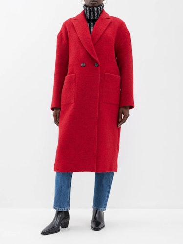 Tao Double-Breasted Wool-Blend Overcoat