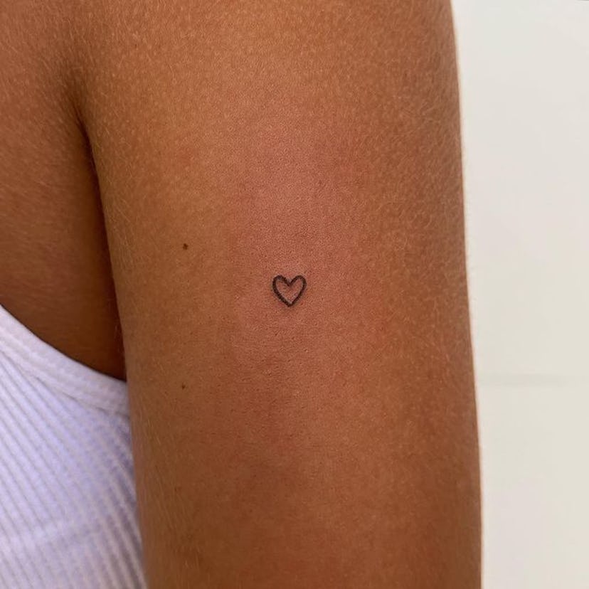 Tiny tattoo.