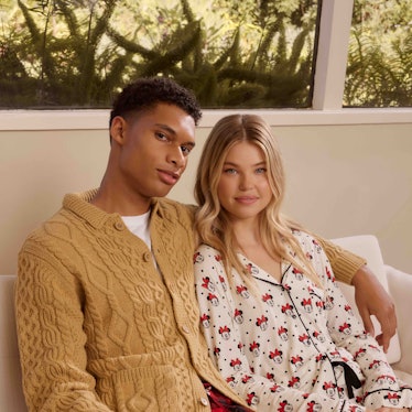 The Forever 21 and Disney holiday collection has tees and pajama sets.