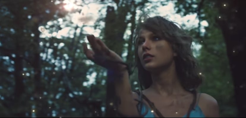 Taylor Swift in "Out Of The Woods" music video
