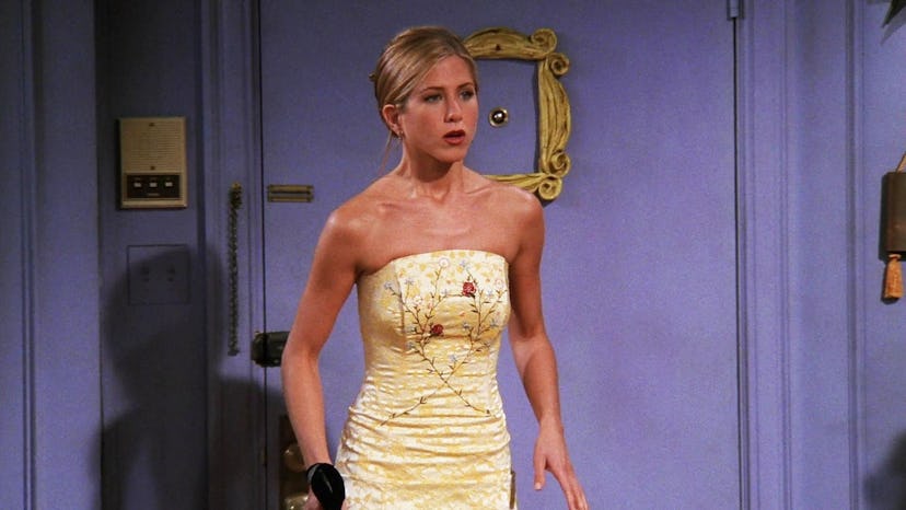 Jennifer Aniston plays Rachel Green in Friends.  