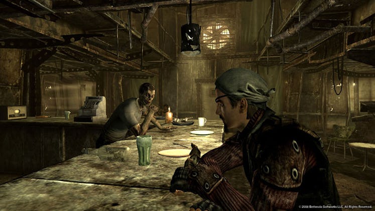 Screenshot of Moriarty's Saloon in Fallout 3