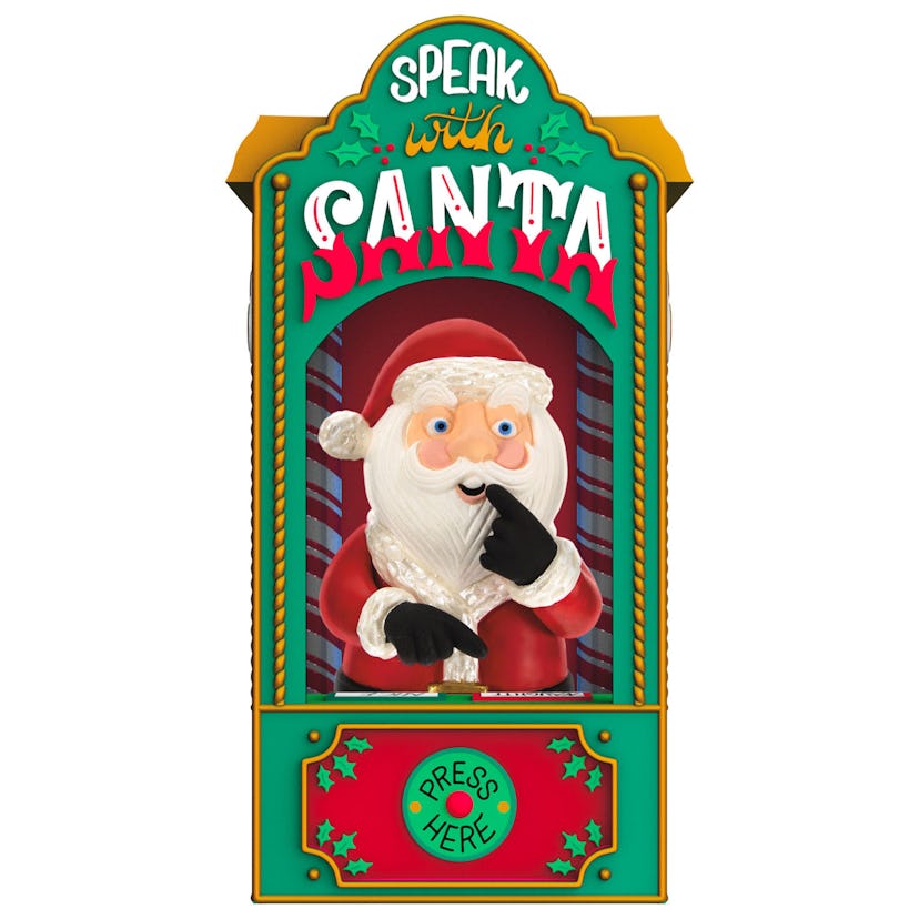 Naughty & Nice Arcade Ornament With Light and Sound