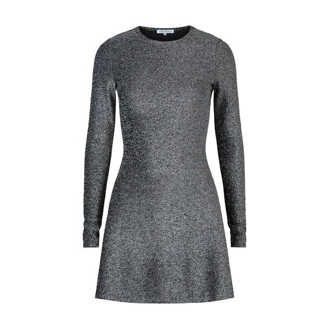 Esen Knit Dress in Chrome Sparkle