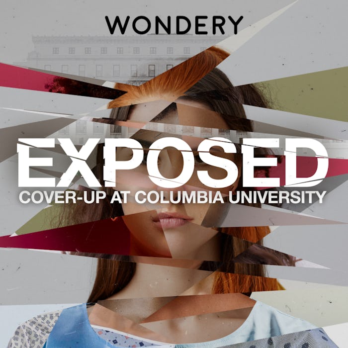 The key art for 'Exposed: Cover-Up At Columbia University'