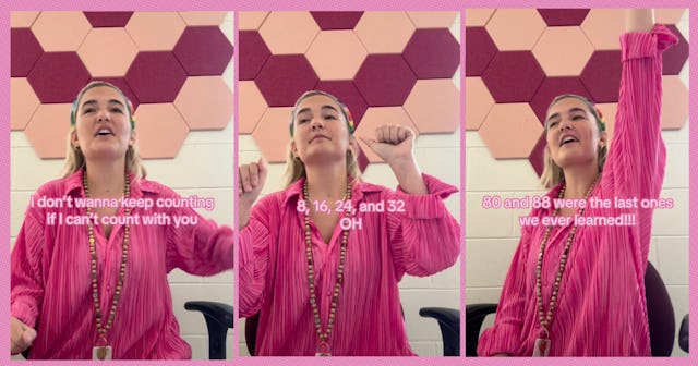 A third grade teacher is using Taylor Swift lyrics — and other pop songs — to help her kids learn th...