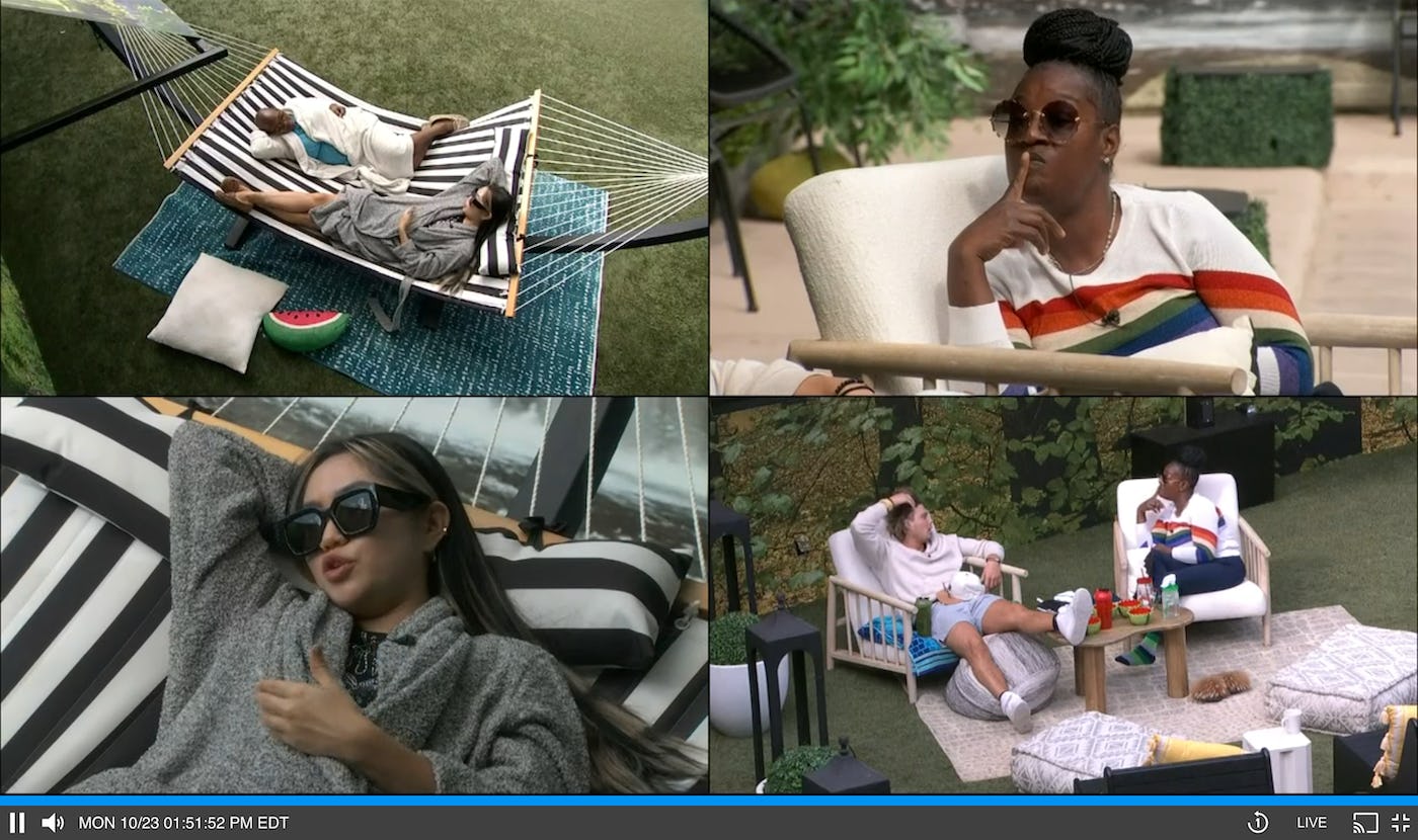 Big Brother live feeds contestants