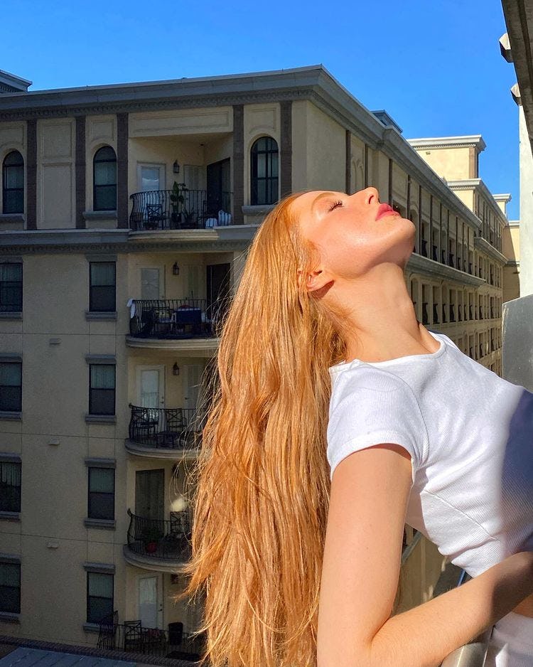 Pisces views their long hair as a security blanket.