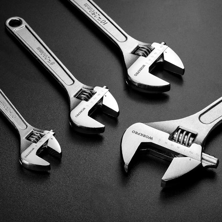 WORKPRO Adjustable Wrench Set (4 Pieces)