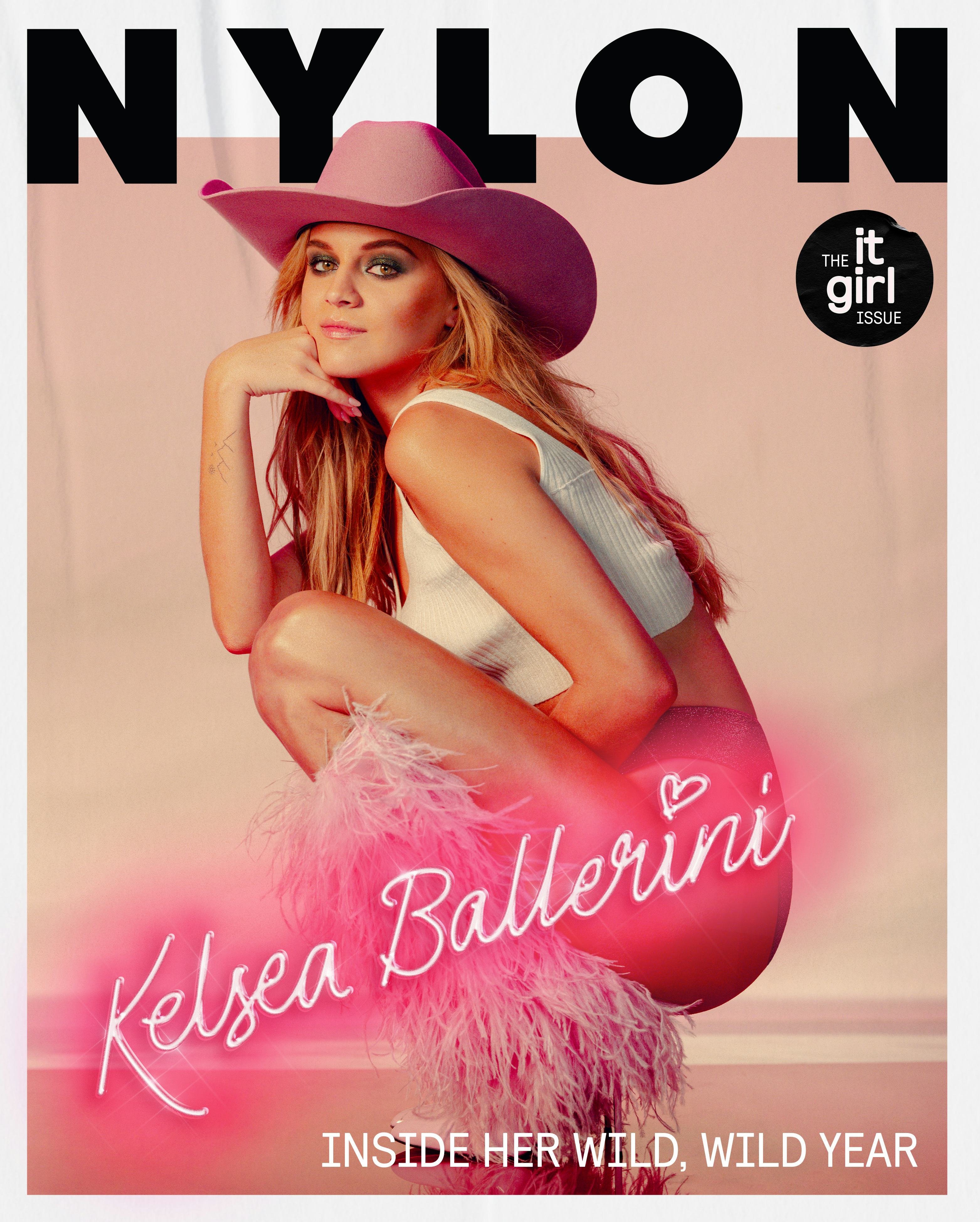 kelsea ballerini posing for nylon 2023 it girl issue