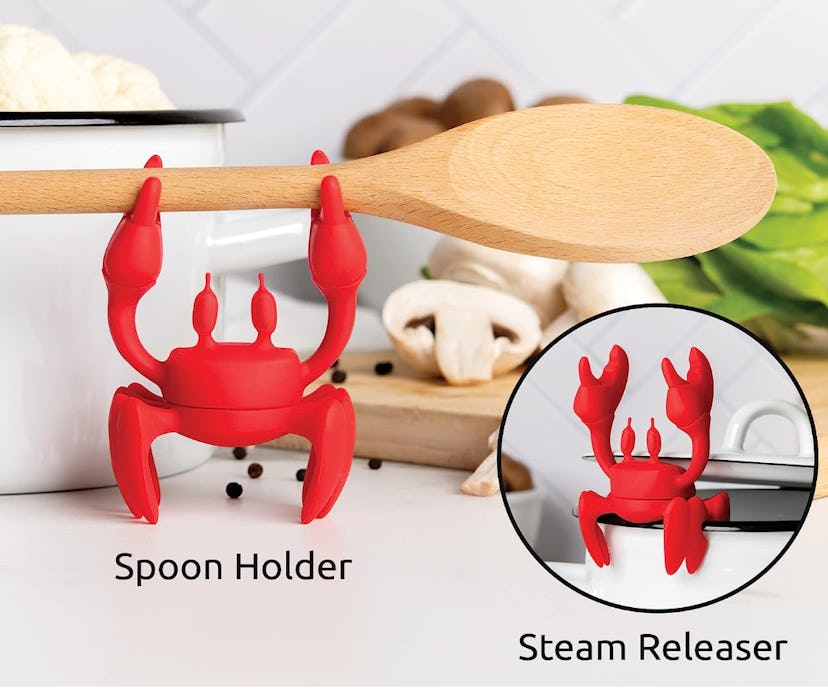 OTOTO Red the Crab Silicone Utensil Rest