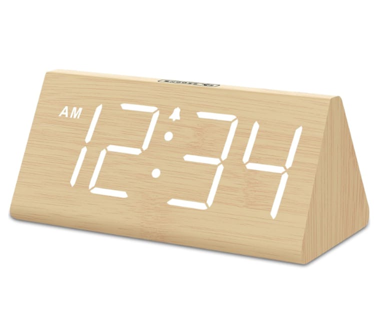 DreamSky Wooden Digital Alarm Clock