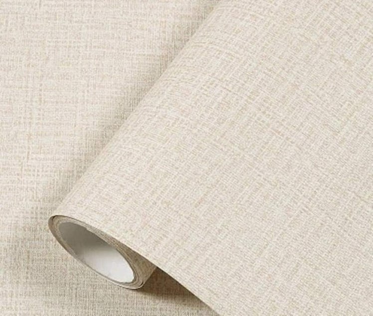 Yancorp Textured Fabric Wallpaper